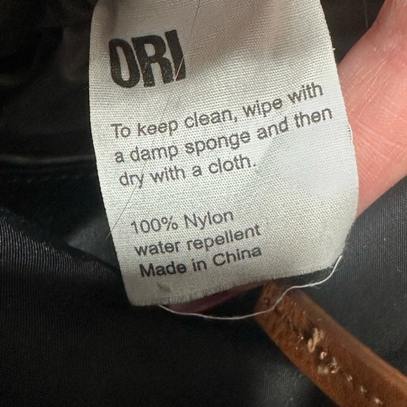 London Bag Company Black Backpack Nylon Front Pocket Buckle Zipper Close - Picture 15 of 15